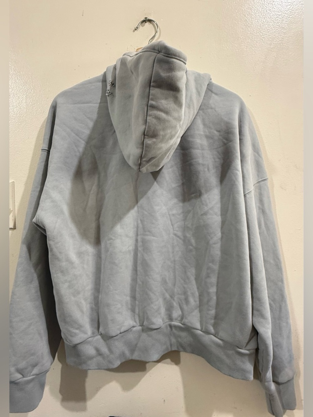 Vuori Light Gray Half-Zip Hoodie Sweater - Picture 3 of 7